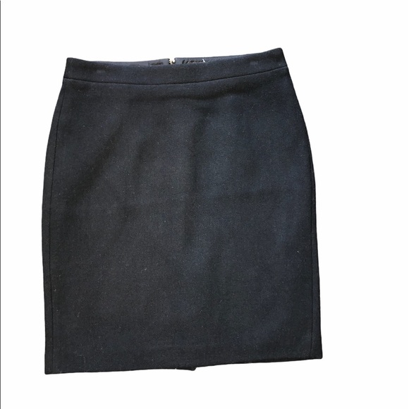 J Crew Mercantile size 6 black wool pencil skirt - Picture 3 of 10
